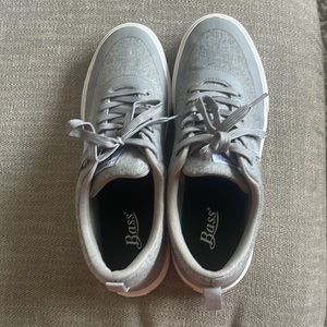 Grey sneakers